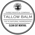 Calendula & Rose Petal Infused Grass Fed Tallow Balm – Aftershave - CLEAN CUT MENTHOL