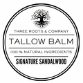 Calendula & Rose Petal Infused Grass Fed Tallow Balm – Full Body Moisturizer - SIGNATURE SANDALWOOD